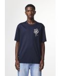 TSHIRT PEDRO BRODÉ BLEU MARINE