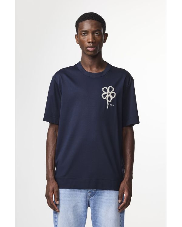PEDRO EMBROIDERY TEE NAVY BLUE