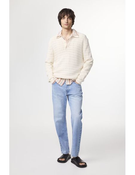 SONNY STRAIGHT LEG REGULAR FIT JEANS LIGHT BLUE WASHED