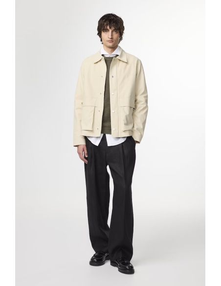 VESTE PAULO EN COTON ÉCRU