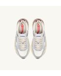 HYPERWAY SNEAKERS WOMAN WHITE AND SILVER-TONE LAMINATED