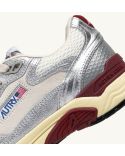 HYPERWAY SNEAKERS WOMAN WHITE AND SILVER-TONE LAMINATED