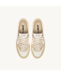 SNEAKERS MEDALIST PLATEFROM FEMME BLANC ET PLATINE METALLISE