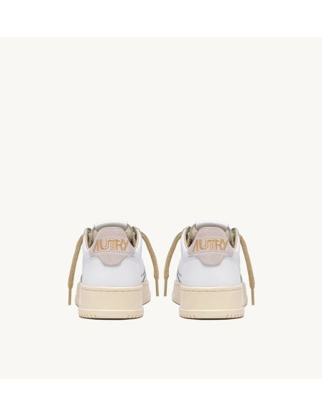 MEDALIST SNEAKERS WOMAN WHITE AND DETAILS IN GOLD LUREX