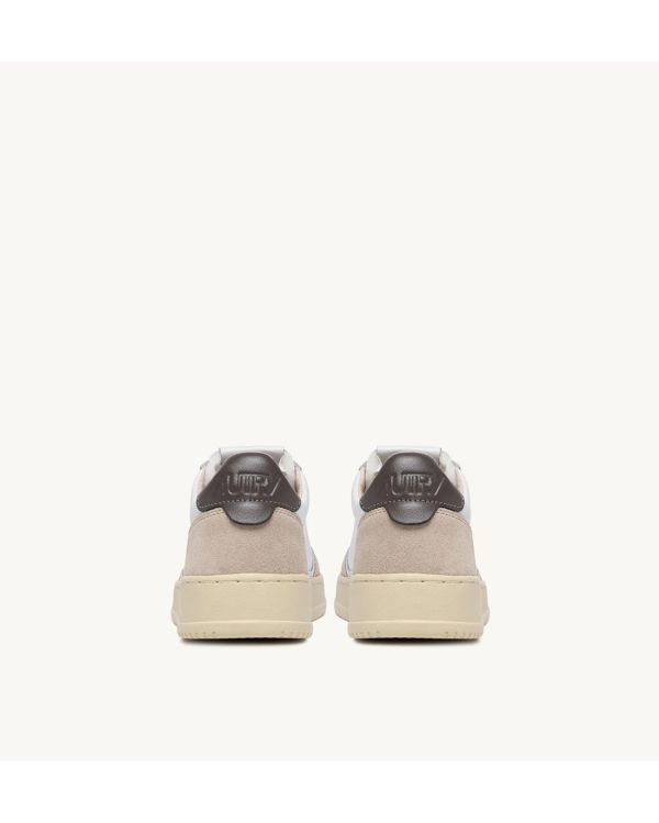 MEDALIST SNEAKERS WOMAN IN WHITE AND MOREL