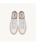MEDALIST SNEAKERS WOMAN IN WHITE AND MOREL