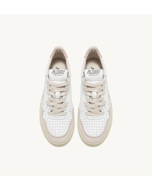 SNEAKERS MEDALIST FEMME BLANC ET POWDER BEIGE