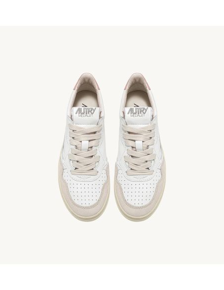 SNEAKERS MEDALIST FEMME BLANC ET POWDER BEIGE