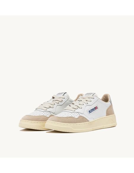 MEDALIST WOMAN SNEAKERS IN WHITE AND SILVER