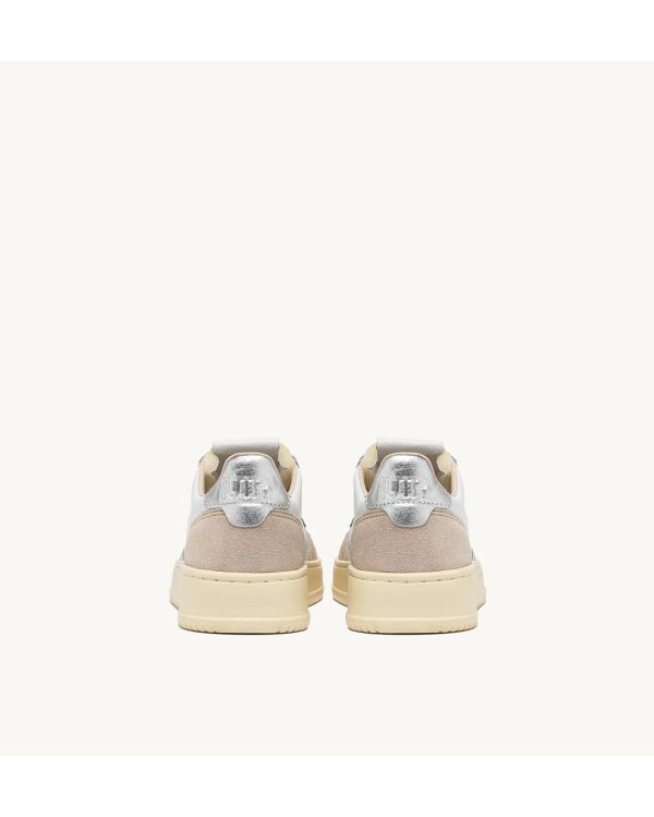 MEDALIST WOMAN SNEAKERS IN WHITE AND SILVER