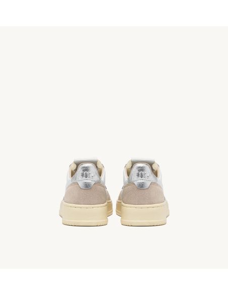 MEDALIST WOMAN SNEAKERS IN WHITE AND SILVER