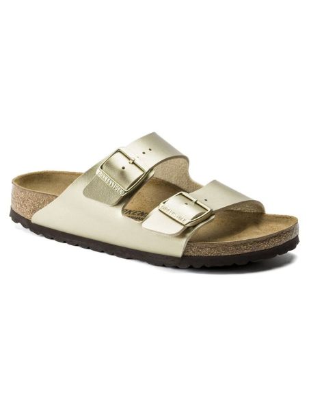 SANDALES ARIZONA BIRKO-FLOR GOLD