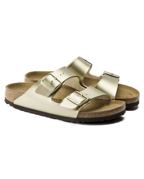 SANDALES ARIZONA BIRKO-FLOR GOLD