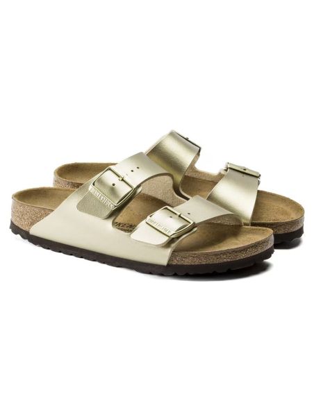 SANDALES ARIZONA BIRKO-FLOR GOLD