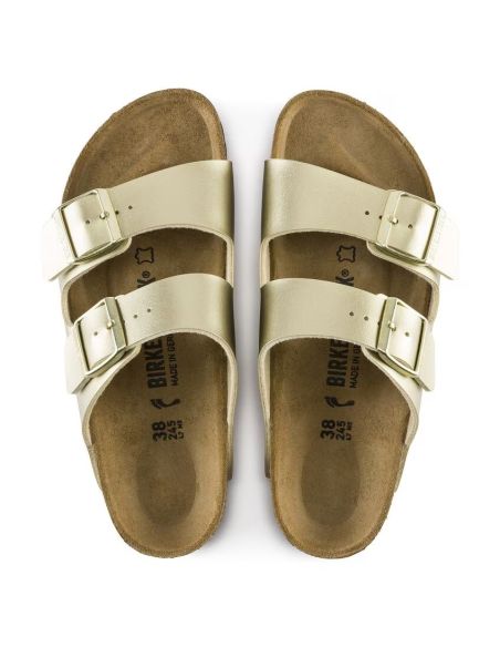 SANDALES ARIZONA BIRKO-FLOR GOLD