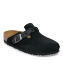 MULES BOSTON BRAIDED NOIR