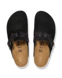 MULES BOSTON BRAIDED NOIR