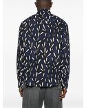 THE SIMON PRINT NAVY BLACK SHIRT