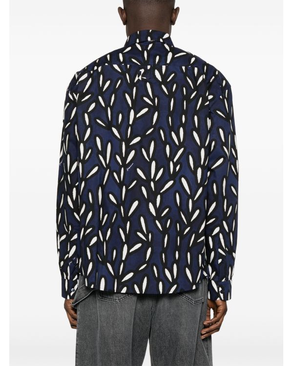 LA CHEMISE SIMON PRINT NAVY BLACK