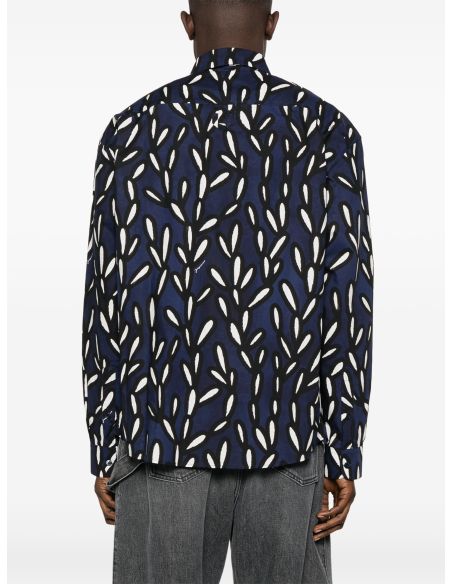 LA CHEMISE SIMON PRINT NAVY BLACK