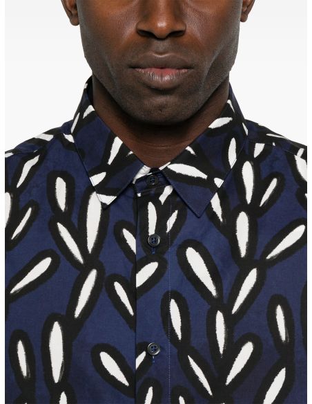 LA CHEMISE SIMON PRINT NAVY BLACK