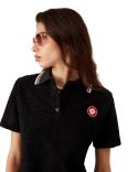 POLO EN ÉPONGE JACQUARD MONOGRAMME NOIR