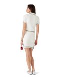 POLO EN COTON BOUCLÉ BLANC
