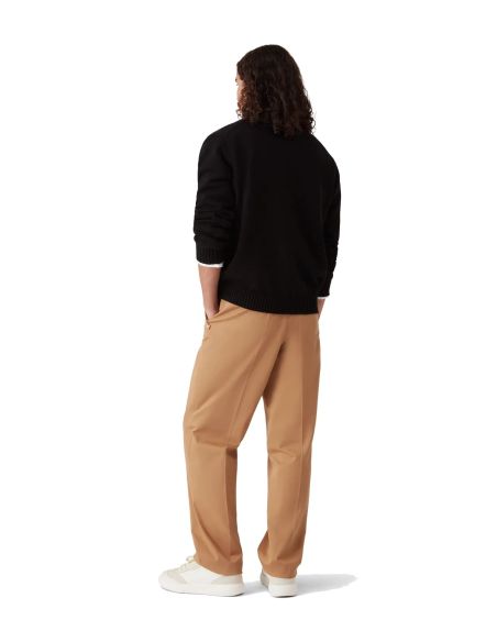 COTTON EMBROIDERED MUSHROOM JUMPER BLACK
