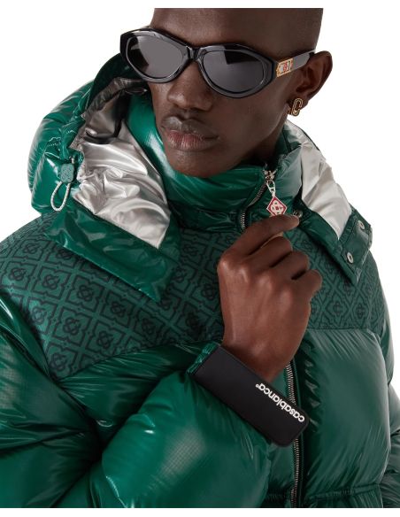 DOUDOUNE EN NYLON VERT