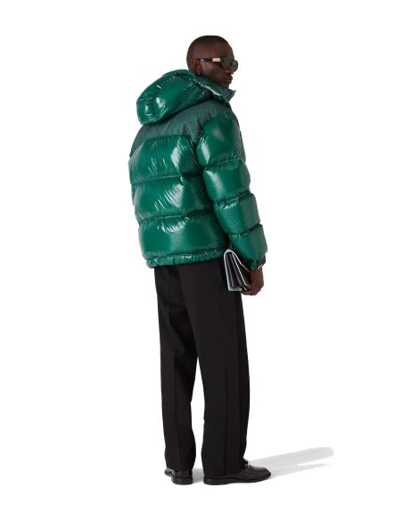 NYLON PUFFER JACKET GREEN