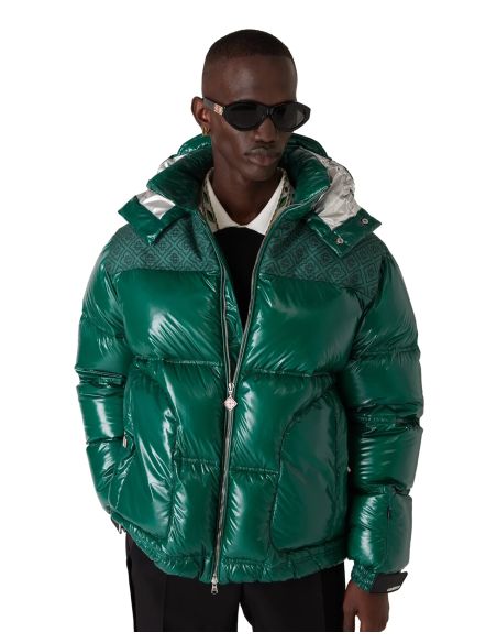 DOUDOUNE EN NYLON VERT