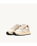 SNEAKERS REELWIND FEMME BLANC ET METALLIQUE OR