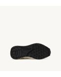 REELWIND WOMEN'S WHITE AND METALLIC GOLD SNEAKERS
