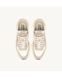 SNEAKERS REELWIND FEMME BLANC ET METALLIQUE OR