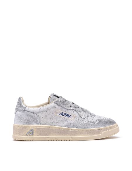 MEDALIST WHITE SILVER WOMEN'S SNEAKERS