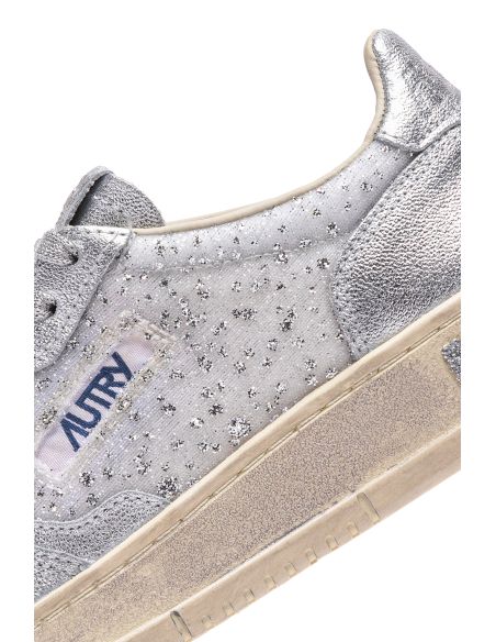 MEDALIST WHITE SILVER WOMEN'S SNEAKERS