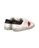 SNEAKERS PRSX HOMME BLANC NOIR ET ROUGE