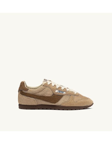 WINDSPIN LOW WOMEN'S IVORY BROWN SNEAKERS
