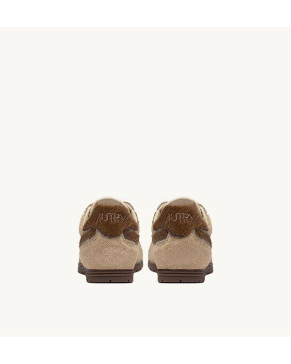 WINDSPIN LOW WOMEN'S IVORY BROWN SNEAKERS