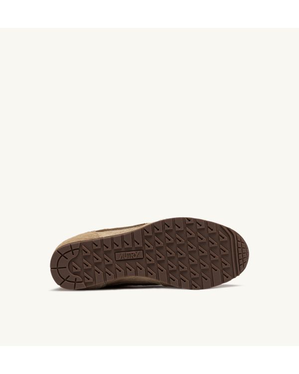 SNEAKERS WINDSPIN LOW FEMME MARRON IVOIRE