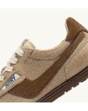 WINDSPIN LOW WOMEN'S IVORY BROWN SNEAKERS
