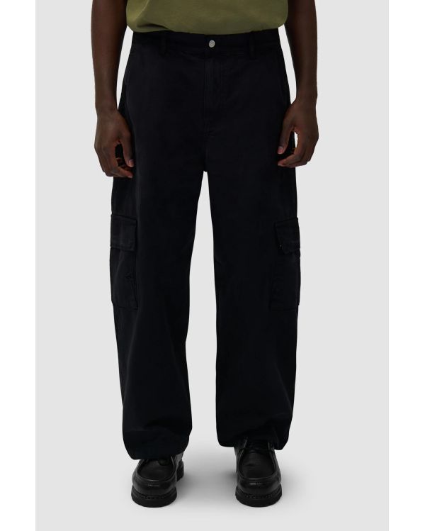 PANTALON CARGO BAS NOIR