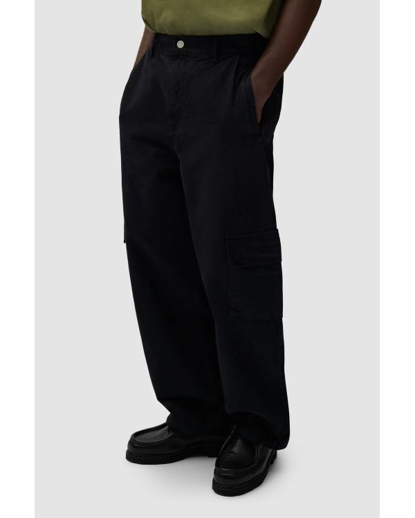 PANTALON CARGO BAS NOIR