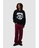 GRAPHIC POCKET PANTS BORDEAUX