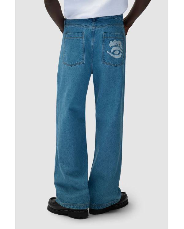 GRAPHIC POCKET PANT BLEACH