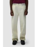 PANTALON GRAPHIQUE À POCHE ARRIÈRE CRÈME