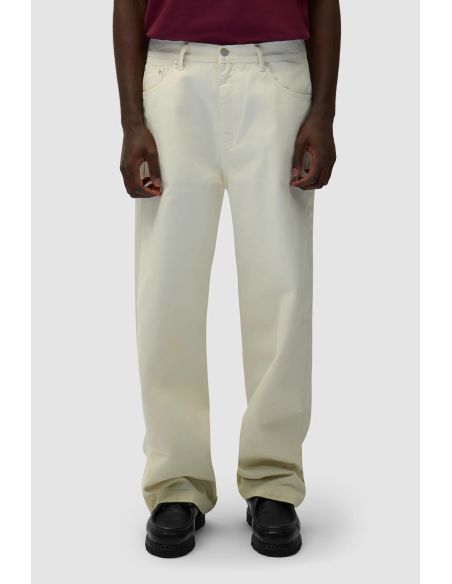 BACK POCKET GRAPHIC PANTS CREAM