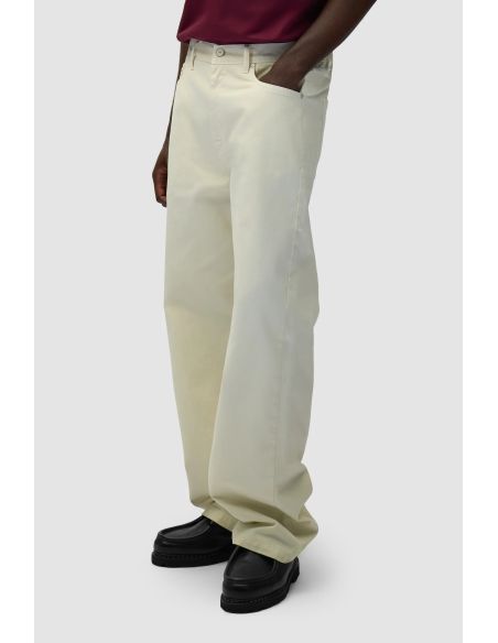 BACK POCKET GRAPHIC PANTS CREAM