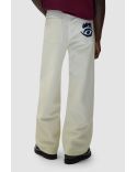 BACK POCKET GRAPHIC PANTS CREAM