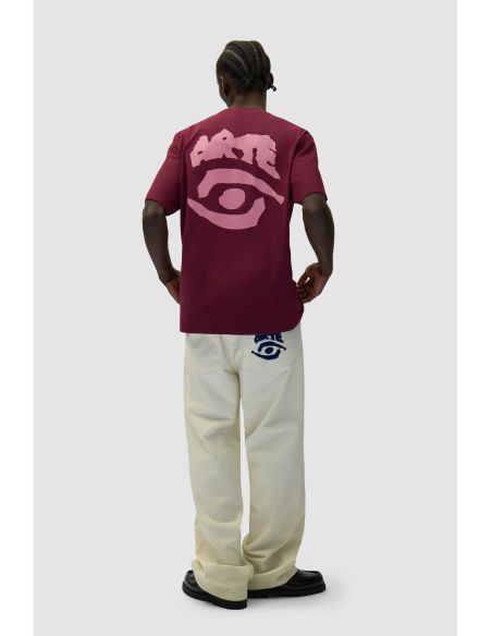 BACK POCKET GRAPHIC PANTS CREAM